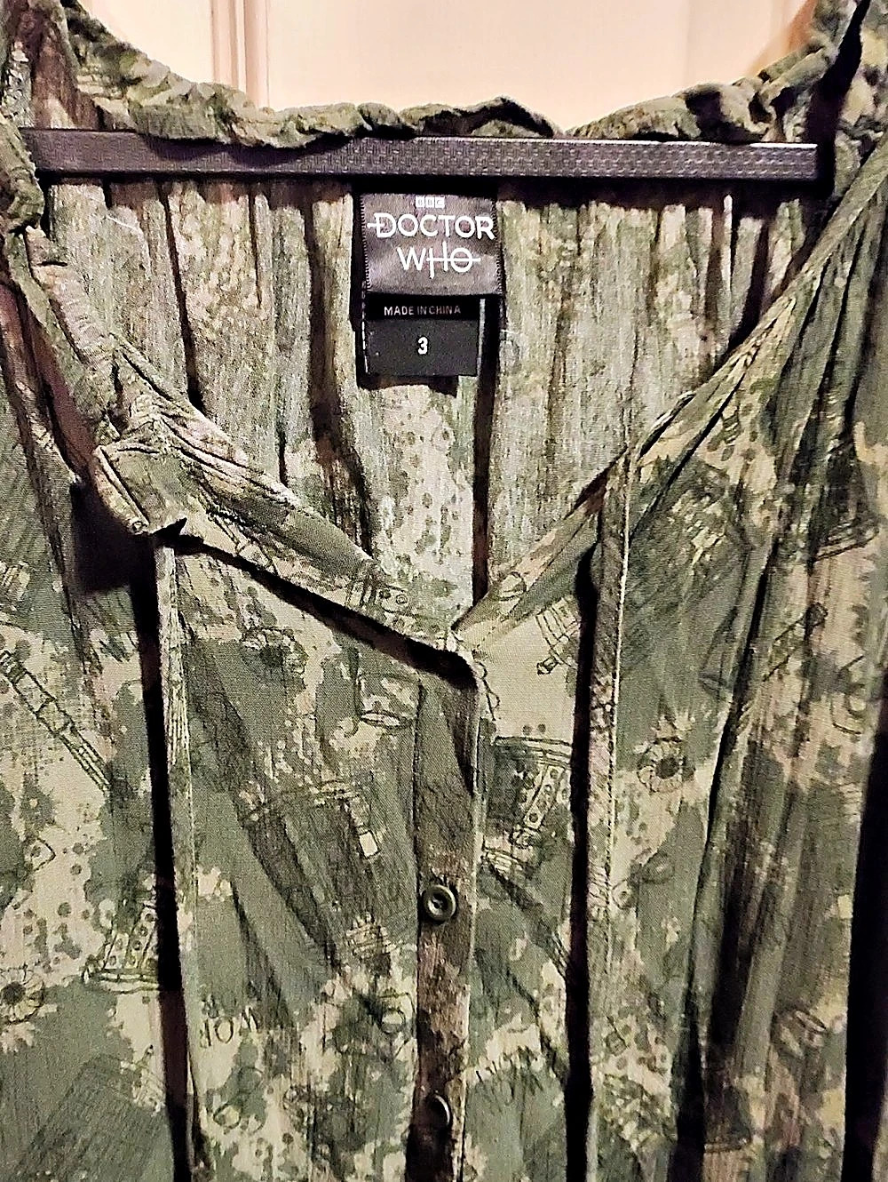 Torrid/universal monsters/doctor who set of 3 peasant blouses - Picture 3 of 11